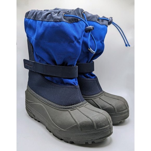 Columbia Other - Columbia Powderbug Plus II Winter Snow Boot Waterproof BY1326-464 Youth 7 Blue